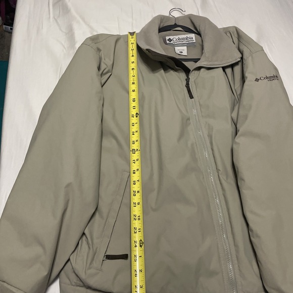 Columbia‎ Men's Beige Zip-Up Jacket SZ Xl - Picture 6 of 9